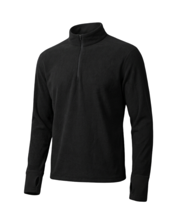 LIGHTWEIGHT MOCK-NECK HALF ZIPPER