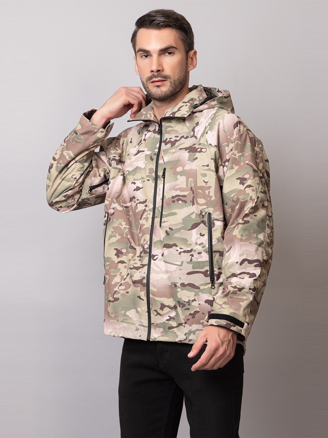 CAMOUFLAGE OUTDOOR JACKET - Image 5