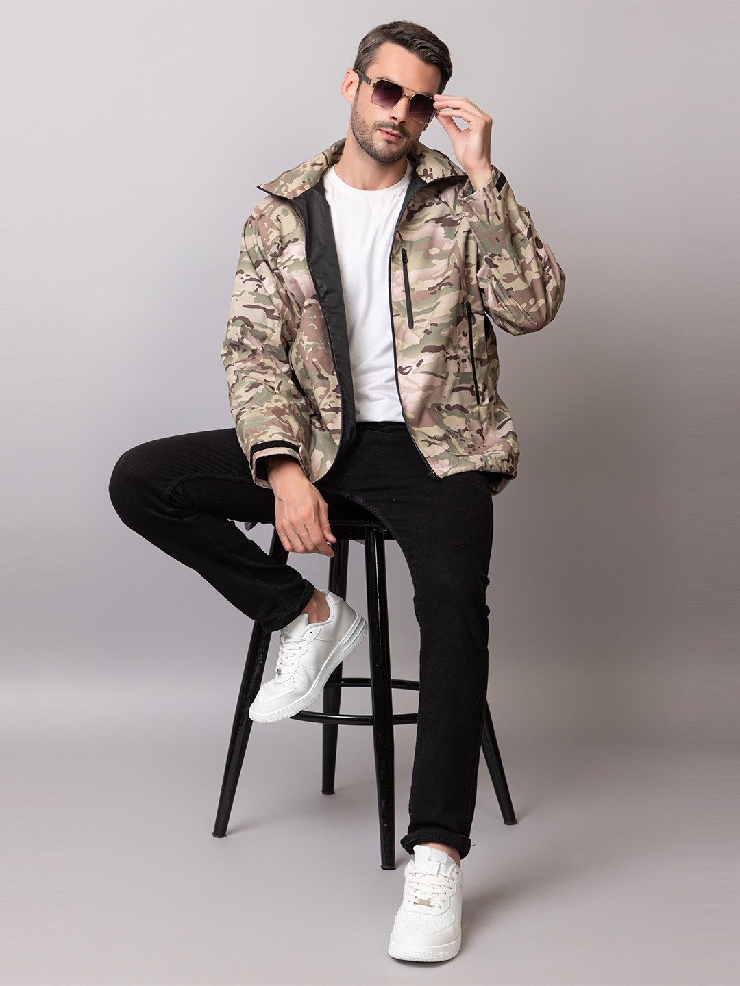 CAMOUFLAGE OUTDOOR JACKET - Image 9