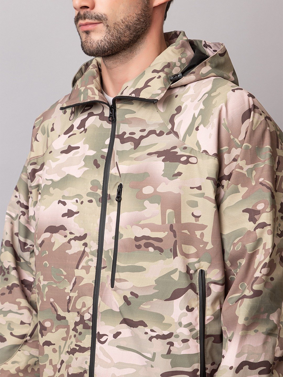 CAMOUFLAGE OUTDOOR JACKET - Image 2