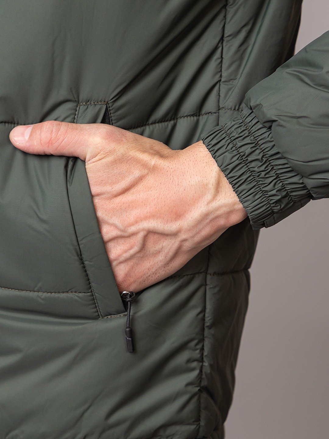 QUILTED HIGH-NECK PUFFER JACKET - Image 8