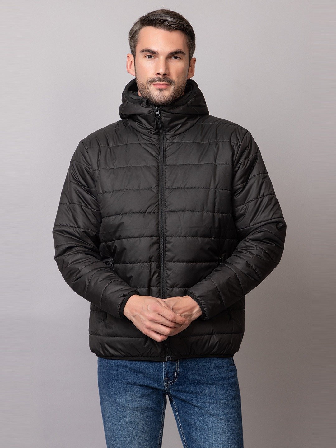 EXTREME COLD HOODED PUFFER JACKET