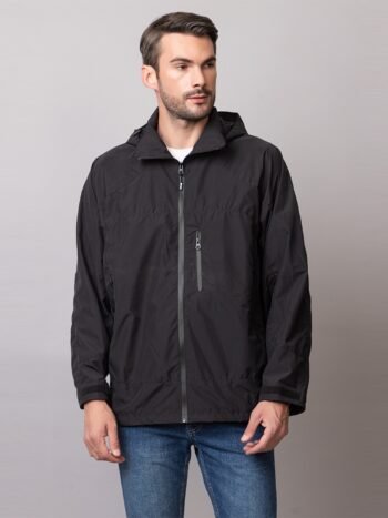 BREATHABLE WATERPROOF HOODED JACKET