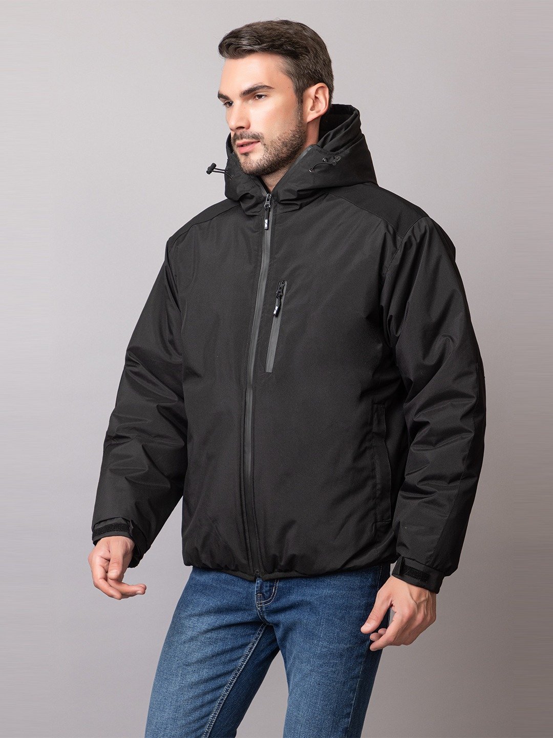 HIGH-NECK THERMAL ZIP JACKET - Image 7