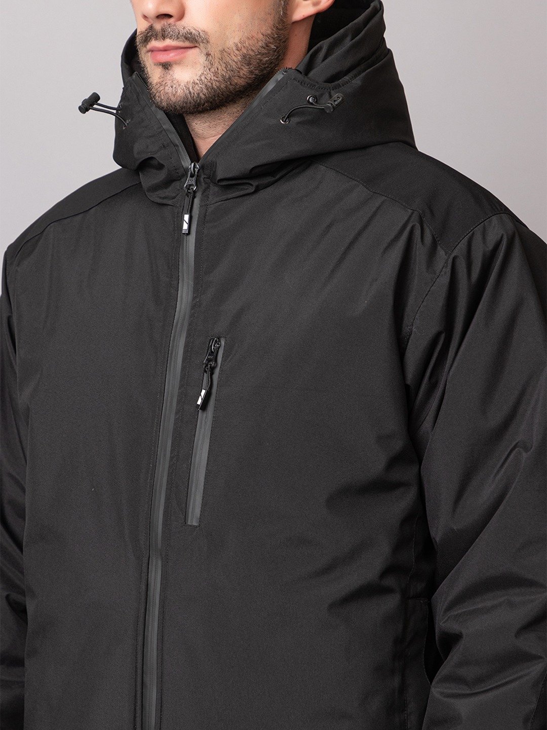 HIGH-NECK THERMAL ZIP JACKET - Image 6