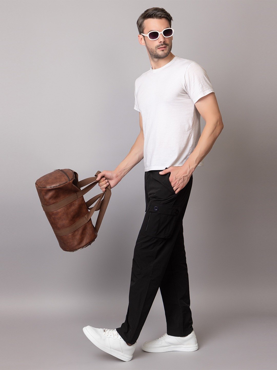 BLACK COMBAT PANTS - Image 6