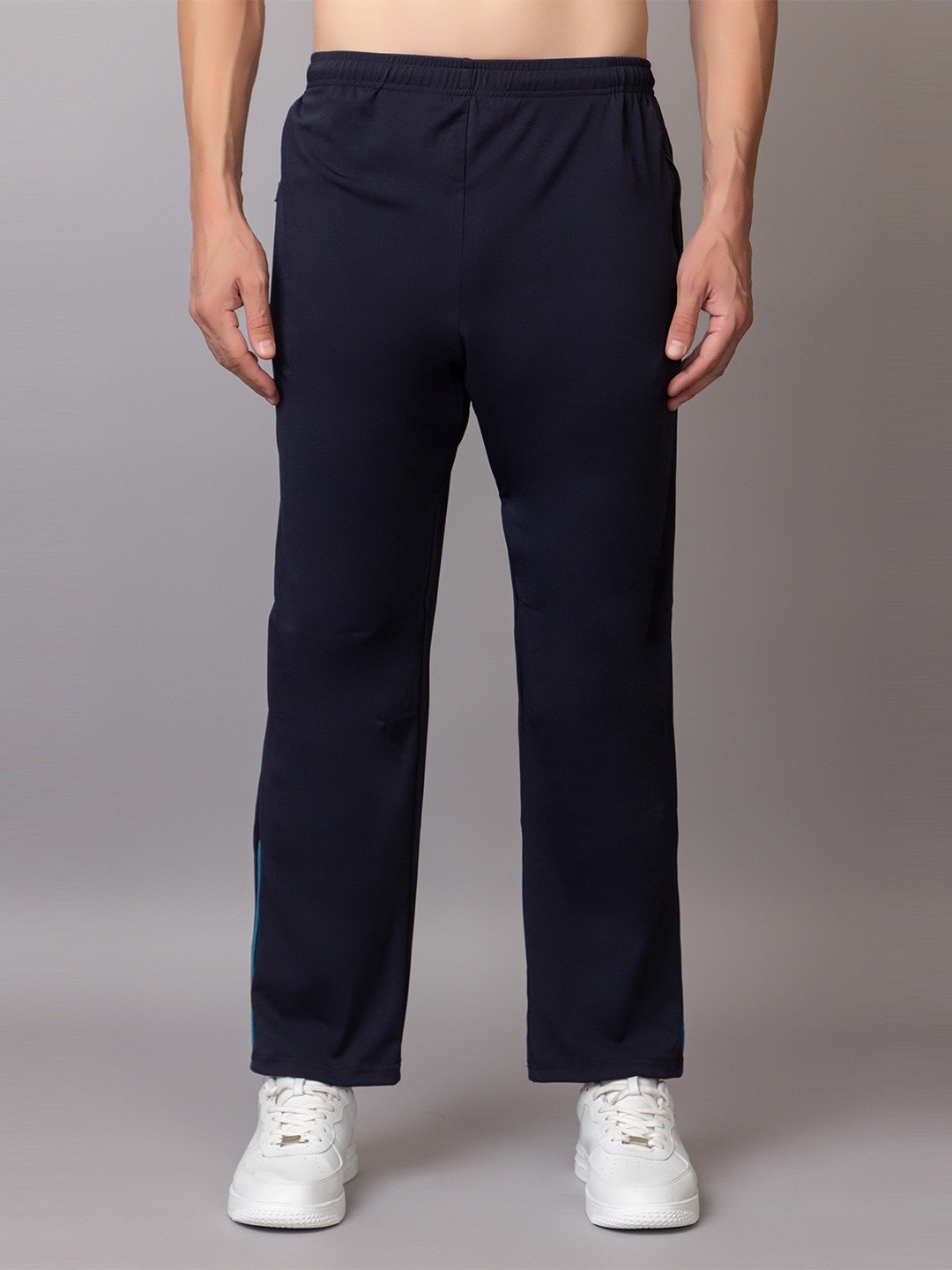 NAVY CAMO CARGO PANTS