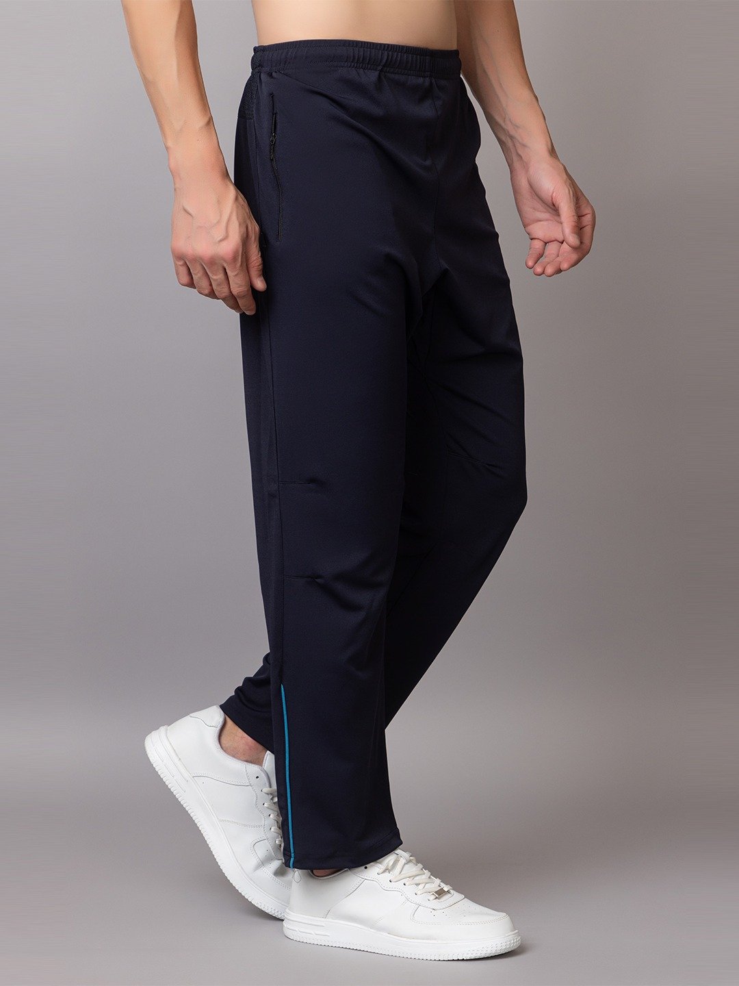 NAVY CAMO CARGO PANTS - Image 7