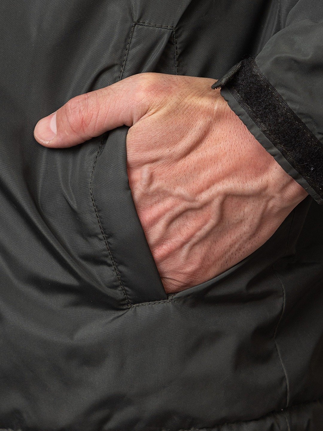 WATERPROOF WINDBREAKER HOODED JACKET - Image 6