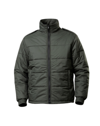 QUILTED HIGH-NECK PUFFER JACKET