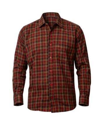 CHECKERED WOOL SHIRT