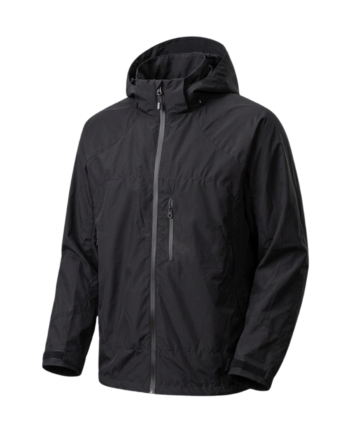 BREATHABLE WATERPROOF HOODED JACKET