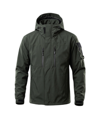 ARMY GREEN TACTICAL HOODED JACKET